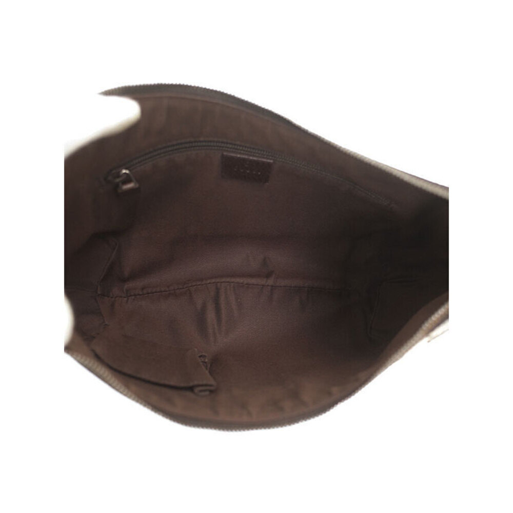 Gucci half GG Bag hobo bag Canvas Brown Messenger moon - Picture 3 of 9